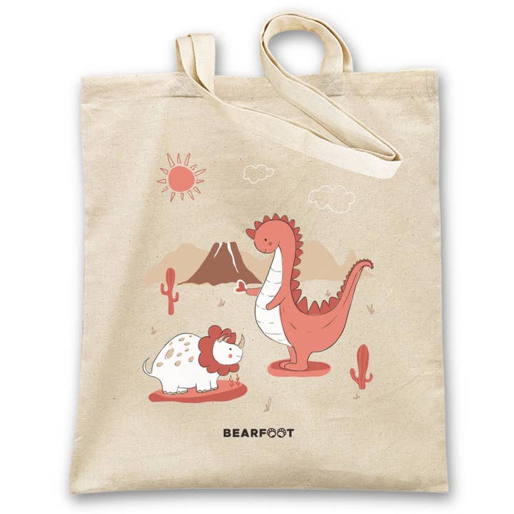 Sac en jute dinosaure pour la vente par BEARFOOT