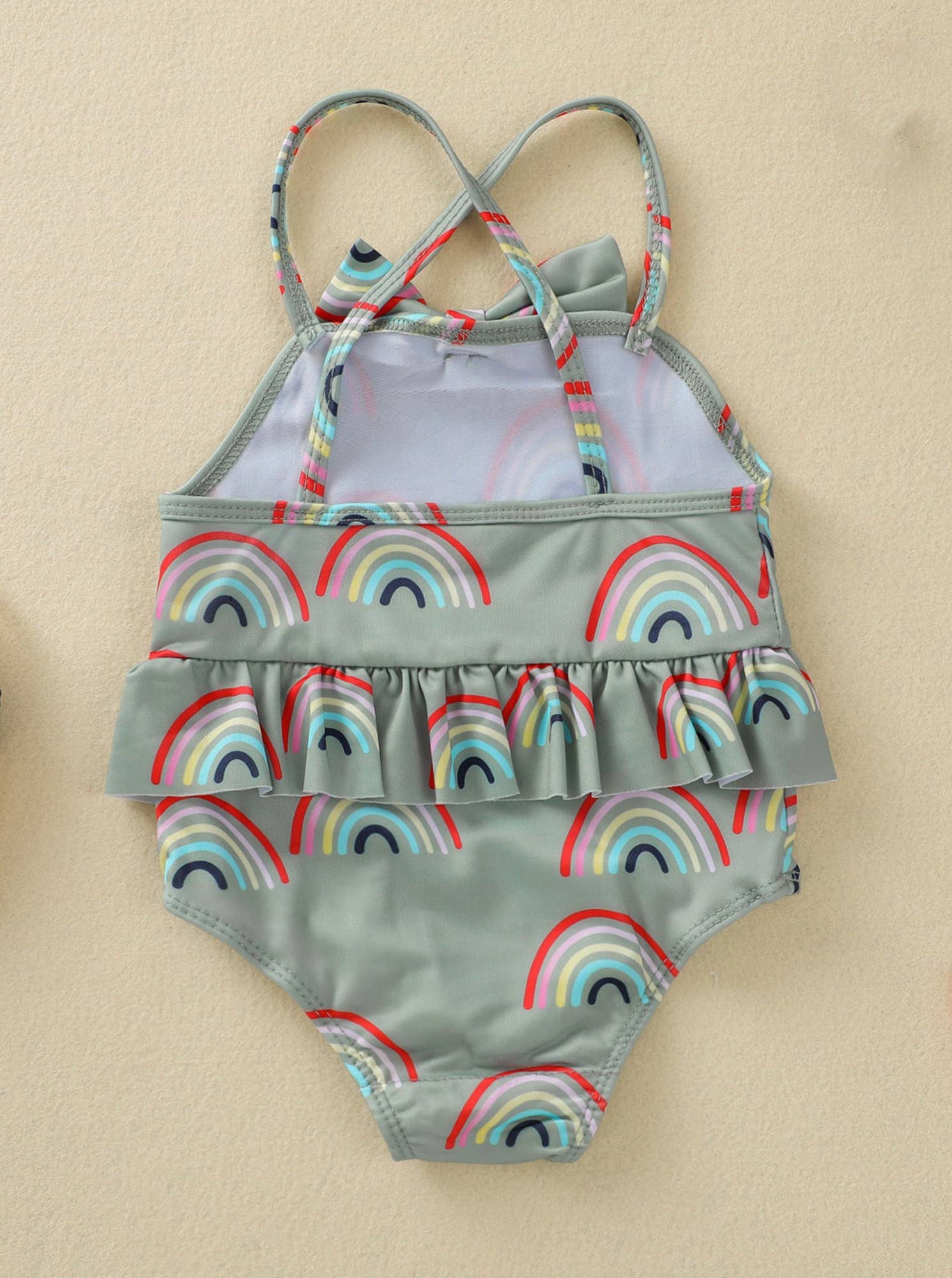 Fennco Styles – wholesale One-piece swimsuit – Kids – Fun Patterned Ruffled One-Piece Baby Swimsuit15