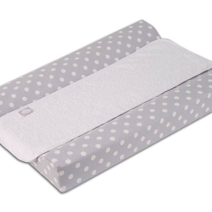 BELINO CREACIONES INFANTILES, S.L. – wholesale Spjälsängslakan – Skötbädd för bebis - Bekväm Prickar 48 x 70 cm grå