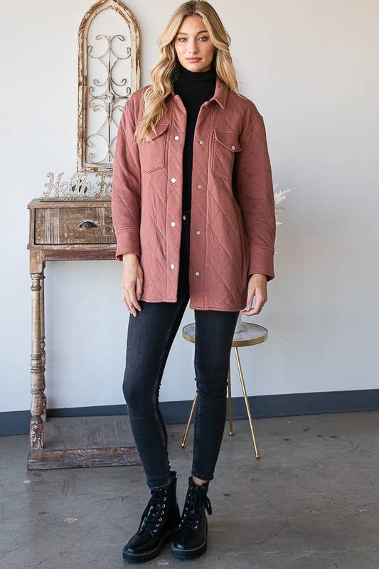 HEIMISH – wholesale Jacka - Dam – WJ2012 LÅNGÄRMAD KRAGE KNAPP DUNJACKA15