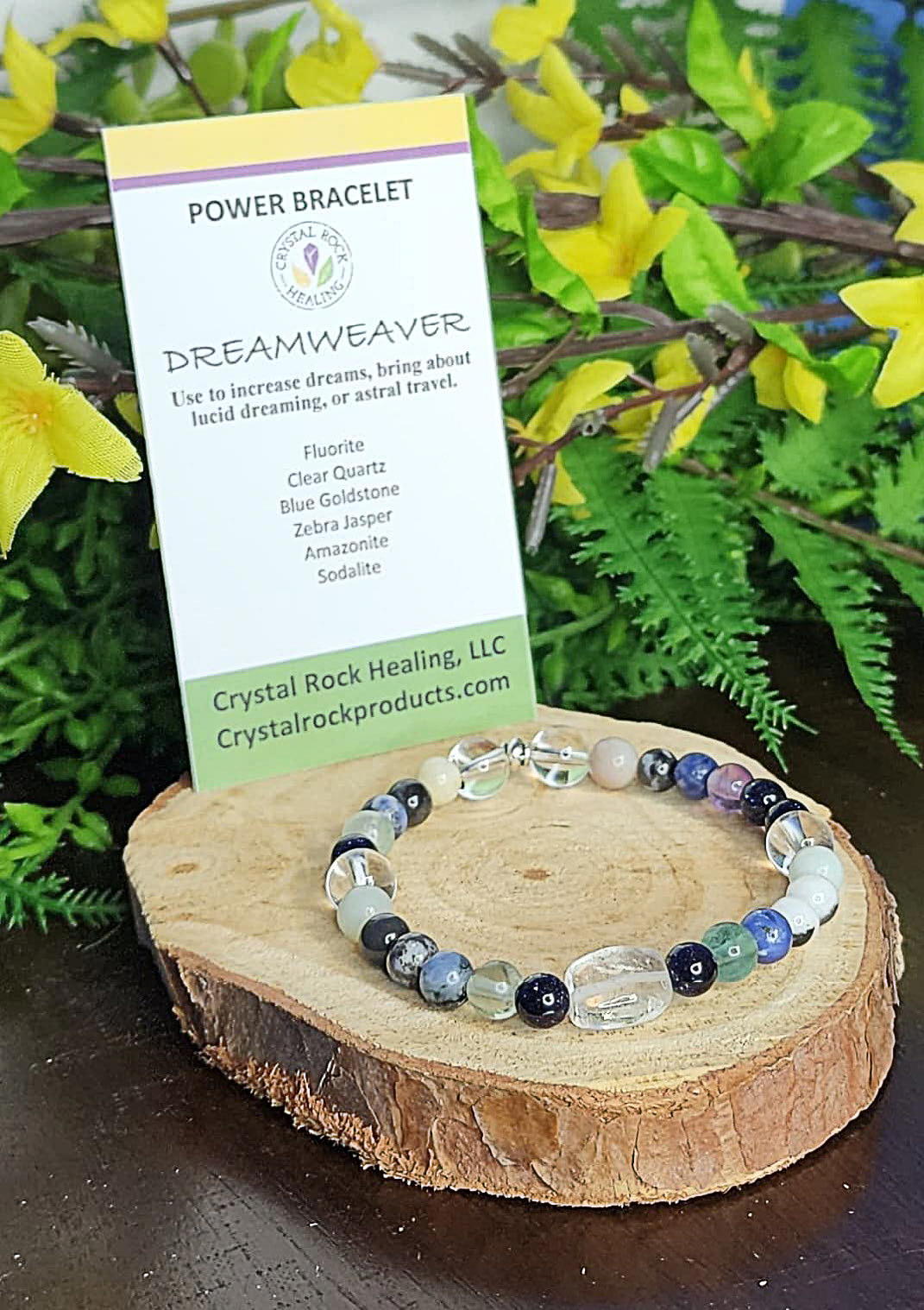 Crystal Rock Healing, LLC - Wholesale Beaded Bracelet - Power Bracelet -Dreamweaver0