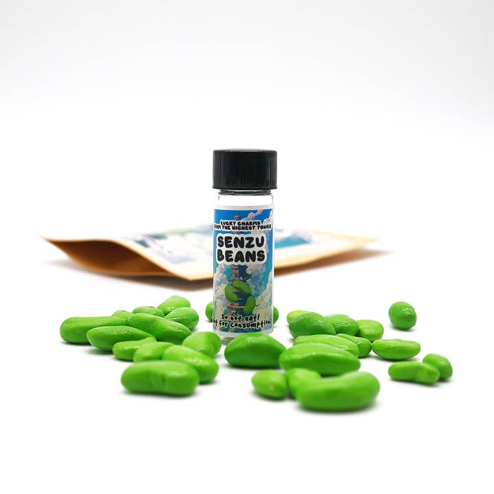 SENZU BEANS, LUCKY CHARMS FROM THE HIGHEST TOWER for wholesale by Growdodo