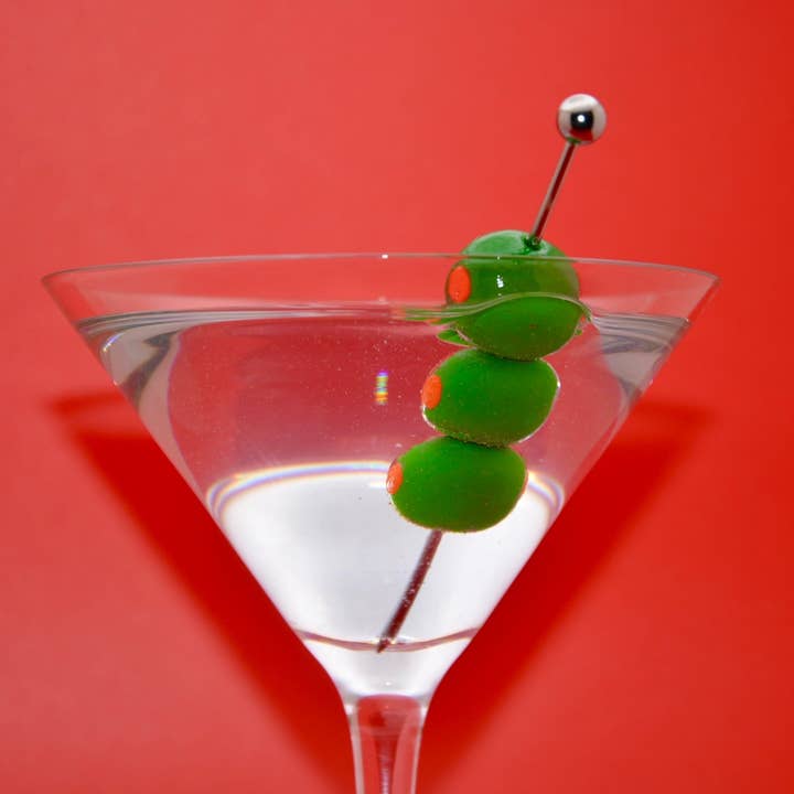 House of Savage - Wholesale Decorative Tabletop Object - FAUX DIRTY MARTINI DECOR1