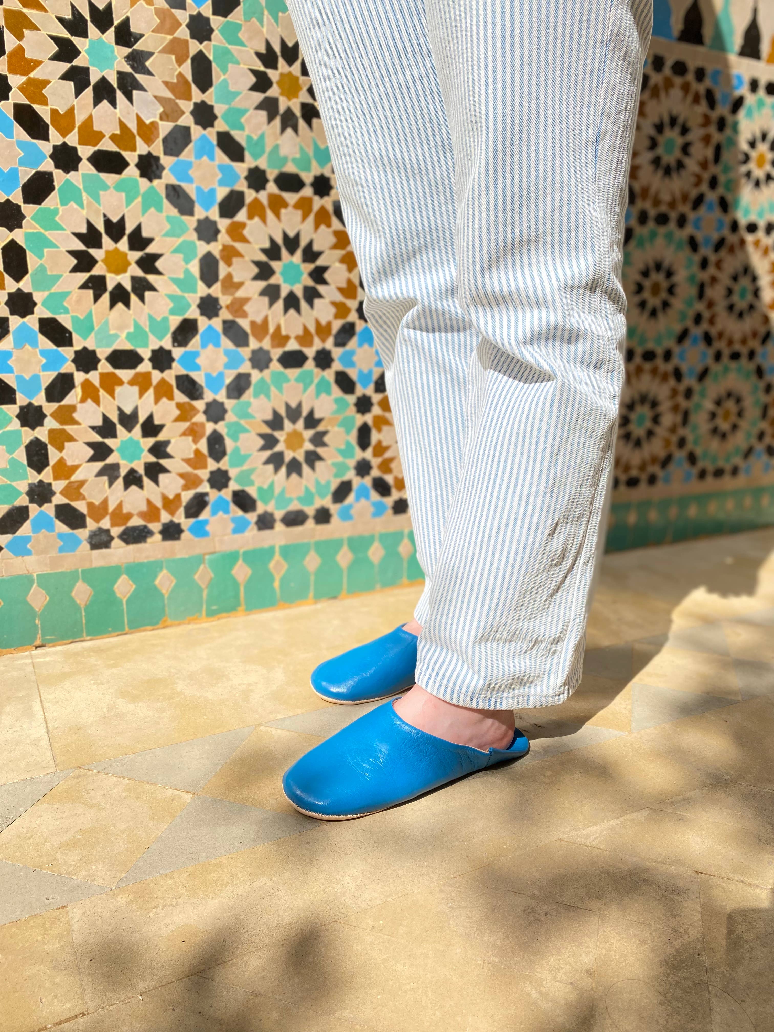 romeda - Wholesale Slippers - Unisex - Moroccan leather slippers Handmade women's slippers2