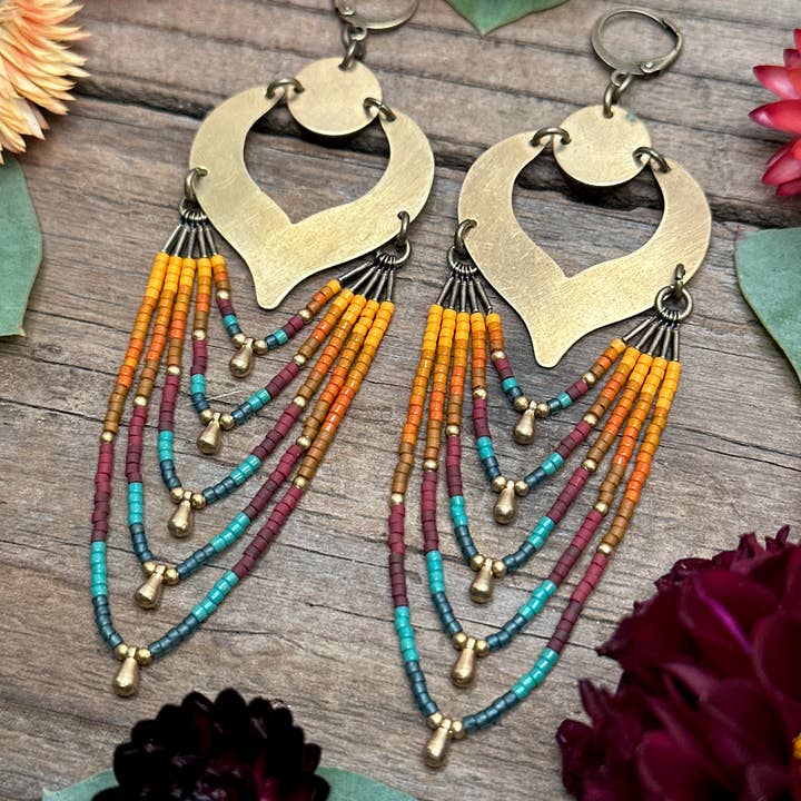 Dancing Willow – wholesale Hängande örhängen – Harvest höstörhängen2