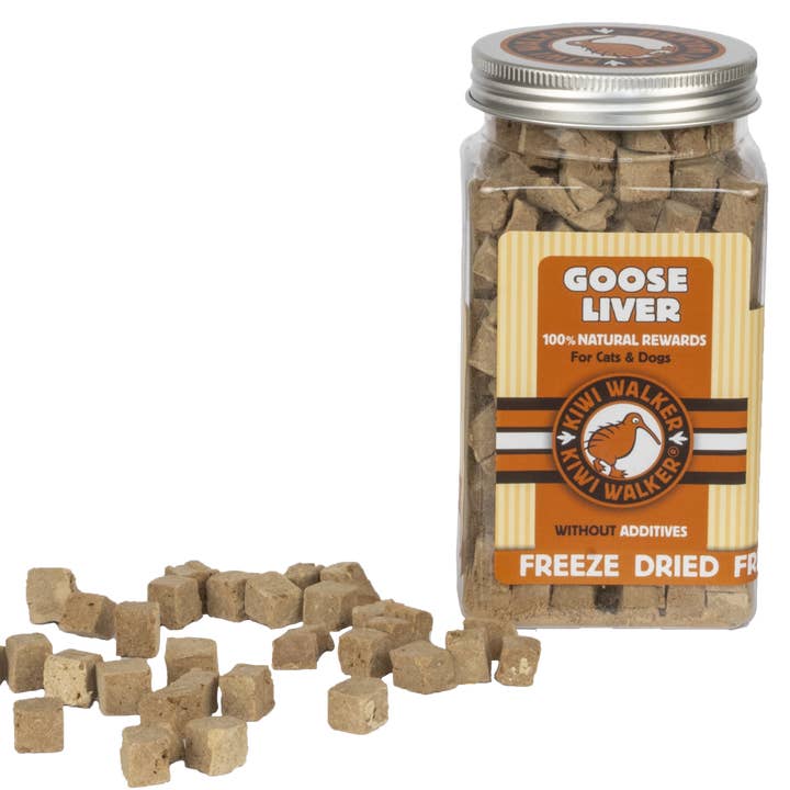 Kiwi Walker 100% Goose Liver Freeze Dried Treats 120g for wholesale by OFiuFiuPL
