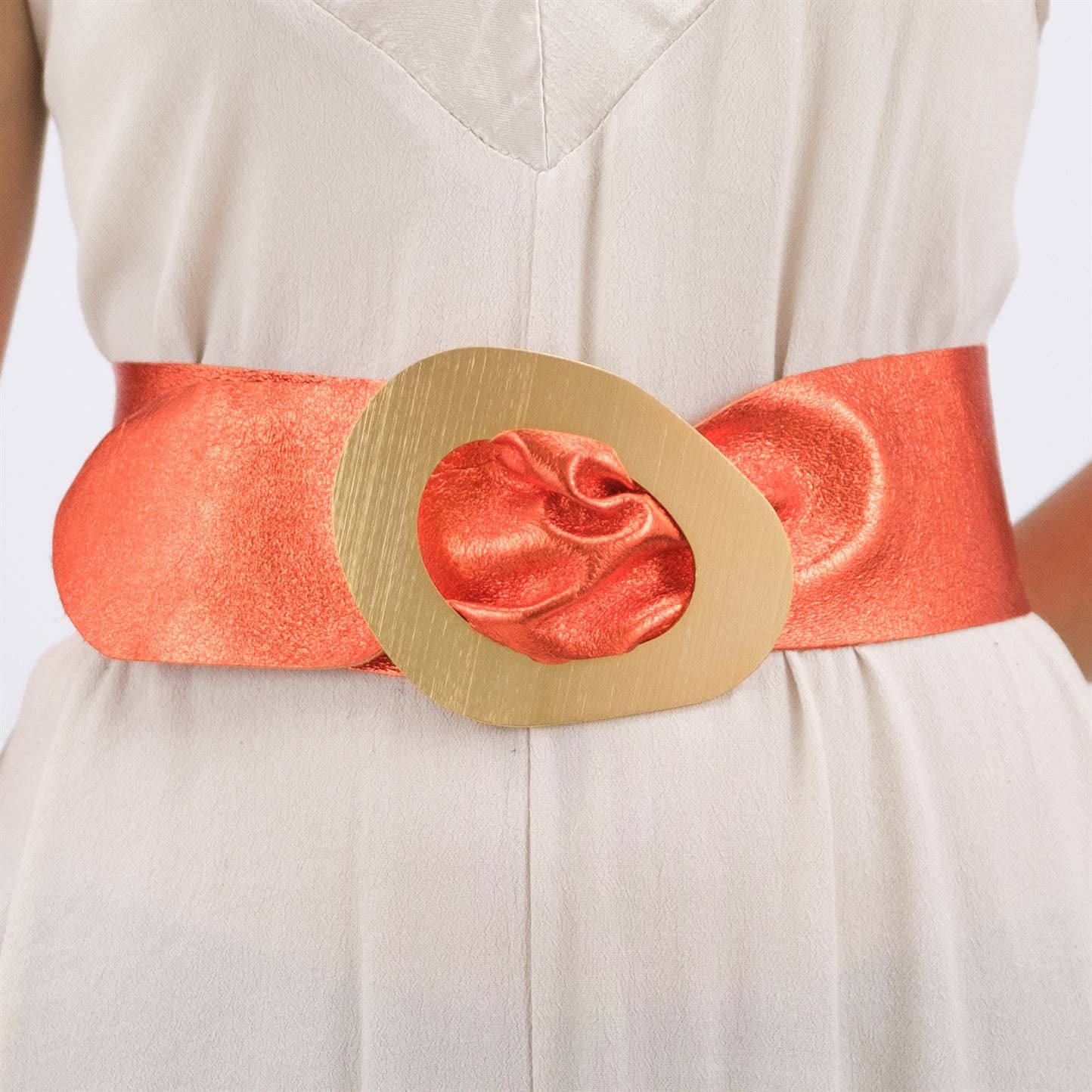 Cecile Wang - Wholesale Belt - Women's - Shiny leather belt 8500558