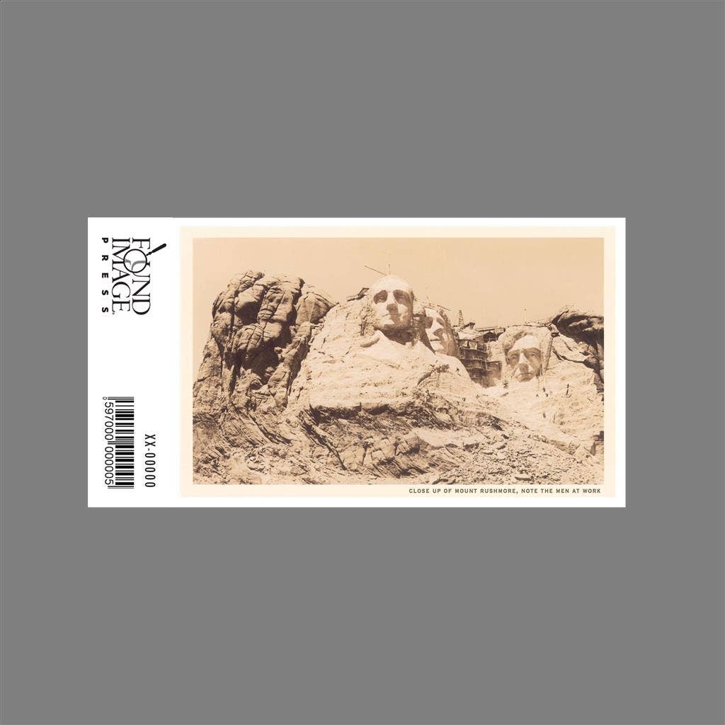 Found Image Press - Wholesale Sticker - Sticker DS-122 Workers on Mt. Rushmore1