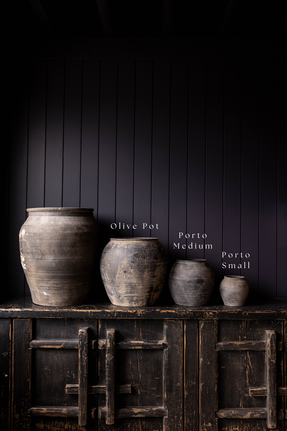 Luxe B Co - Wholesale Plant Pot - Atelier Black Vintage Olive Tree Pot Vase8