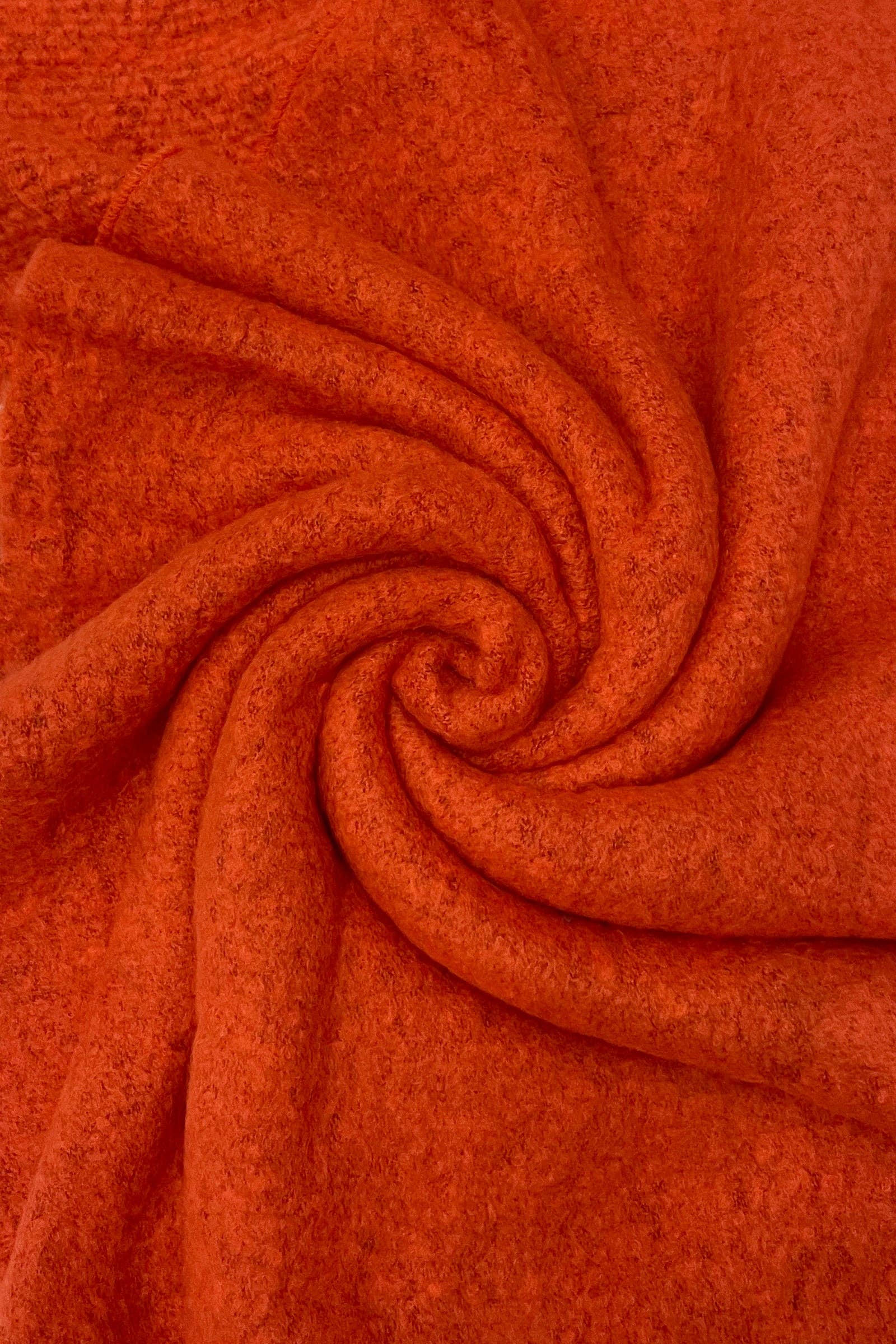 Fashion Scarf World - Wholesale Scarf - Women's - Plain Boucle Diagonal Edge Wool Scarf56