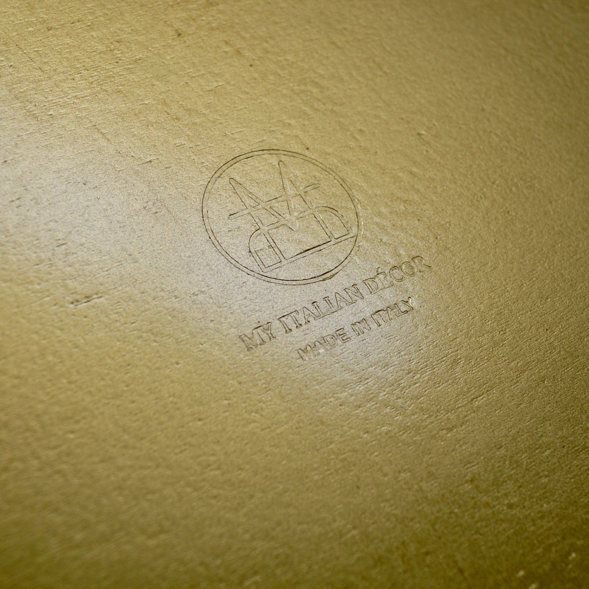 Via Graceffo - Wholesale Decorative Tray - Florentine Carved Oval Bow Tray, Made in Italy12