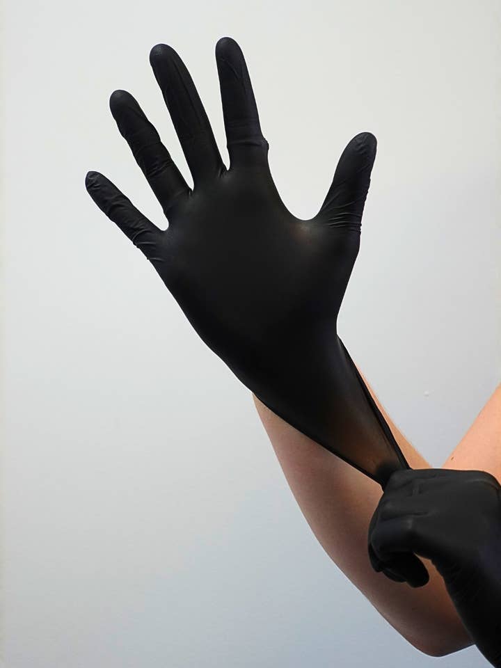 Nitrile Black Gloves for wholesale by Dr Pickles