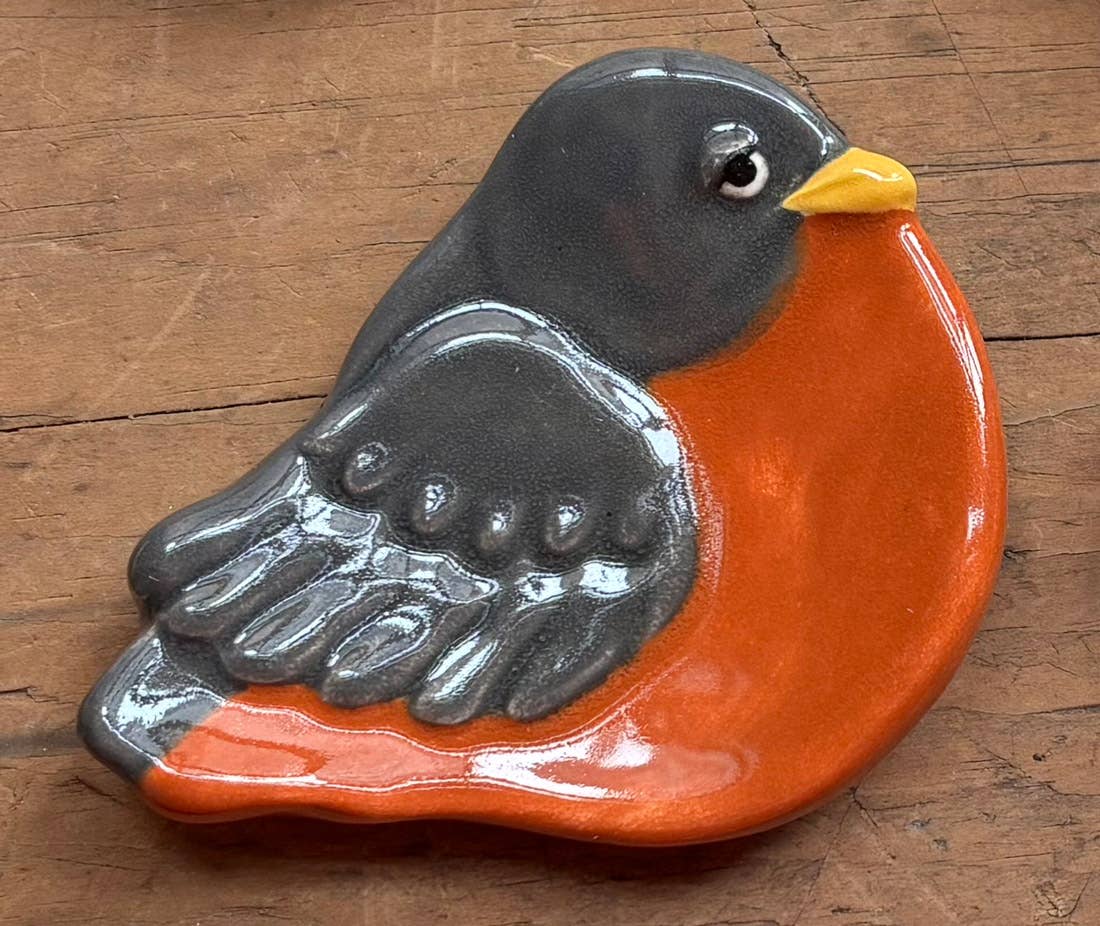 August Ceramics - Wholesale Decorative Plate/Dish/Bowl - 3" Ceramic Bird Dish assortment with Tabletop Display5