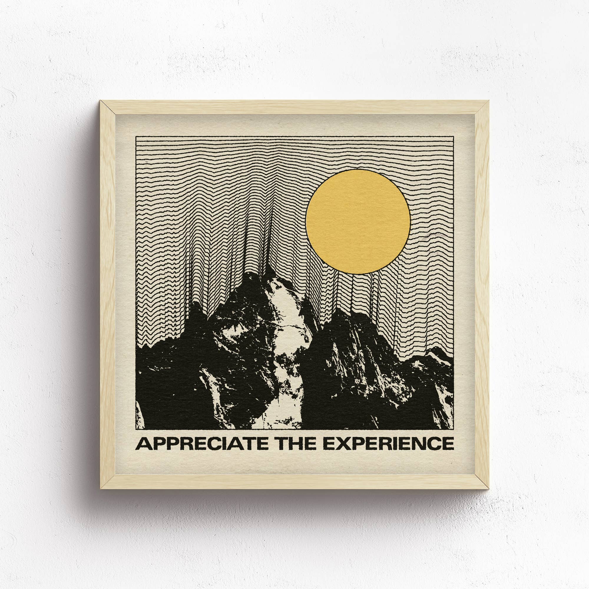 SheeleyCo - Vente Affiche d'art - Appréciez l'expérience Imprimer