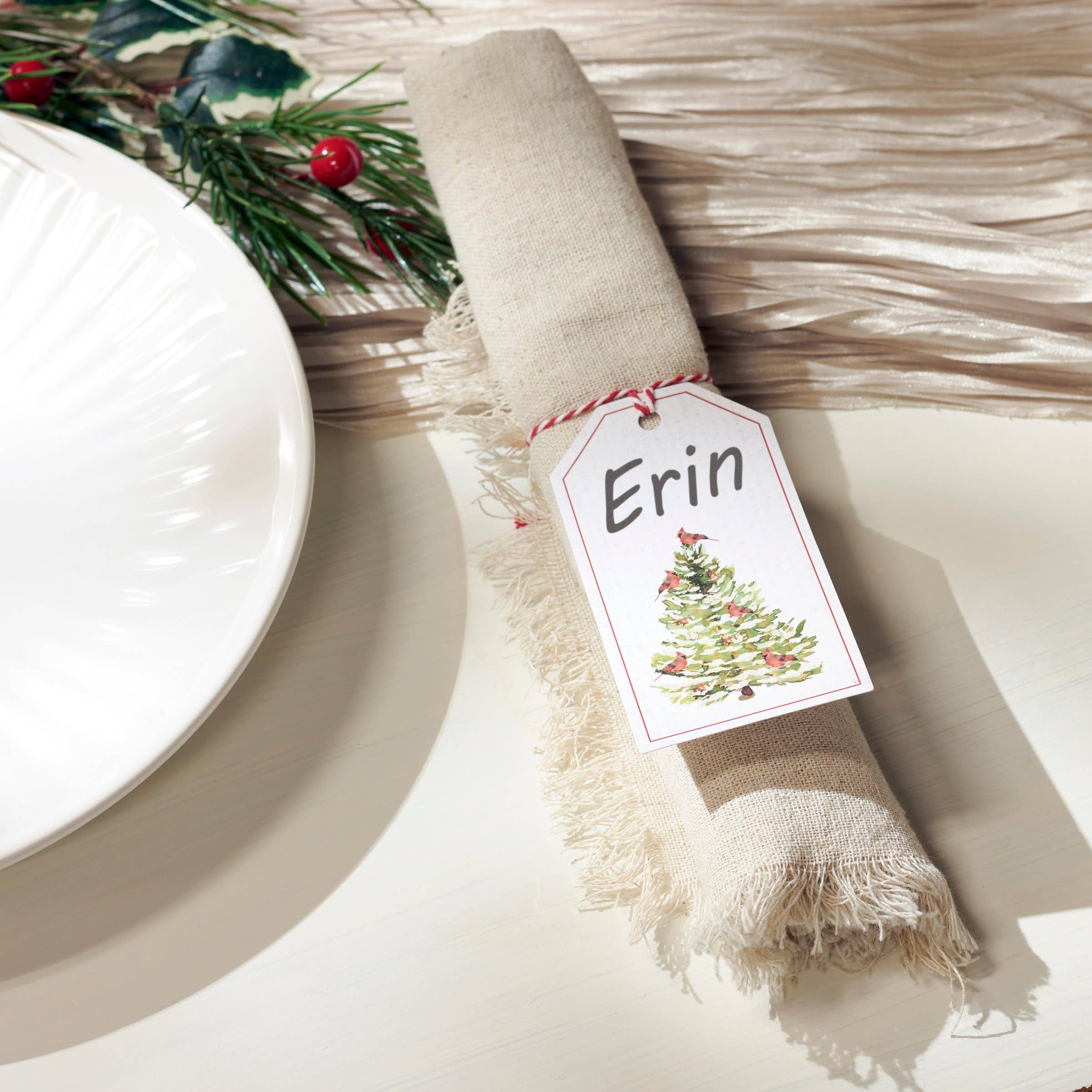 Primitives by Kathy - Wholesale Place Card / Place Holder - Winter Trees Place Cards4