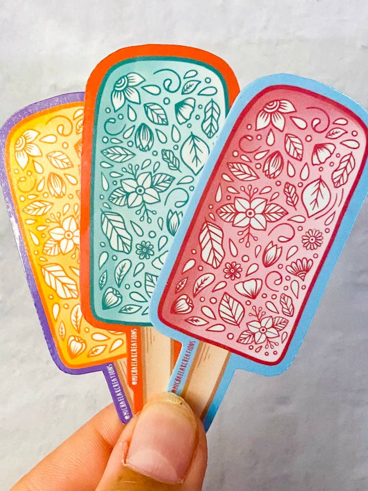Popsicle Sticker | Stickers for Hydroflask | laptop stickers for wholesale by Michaela K Creations