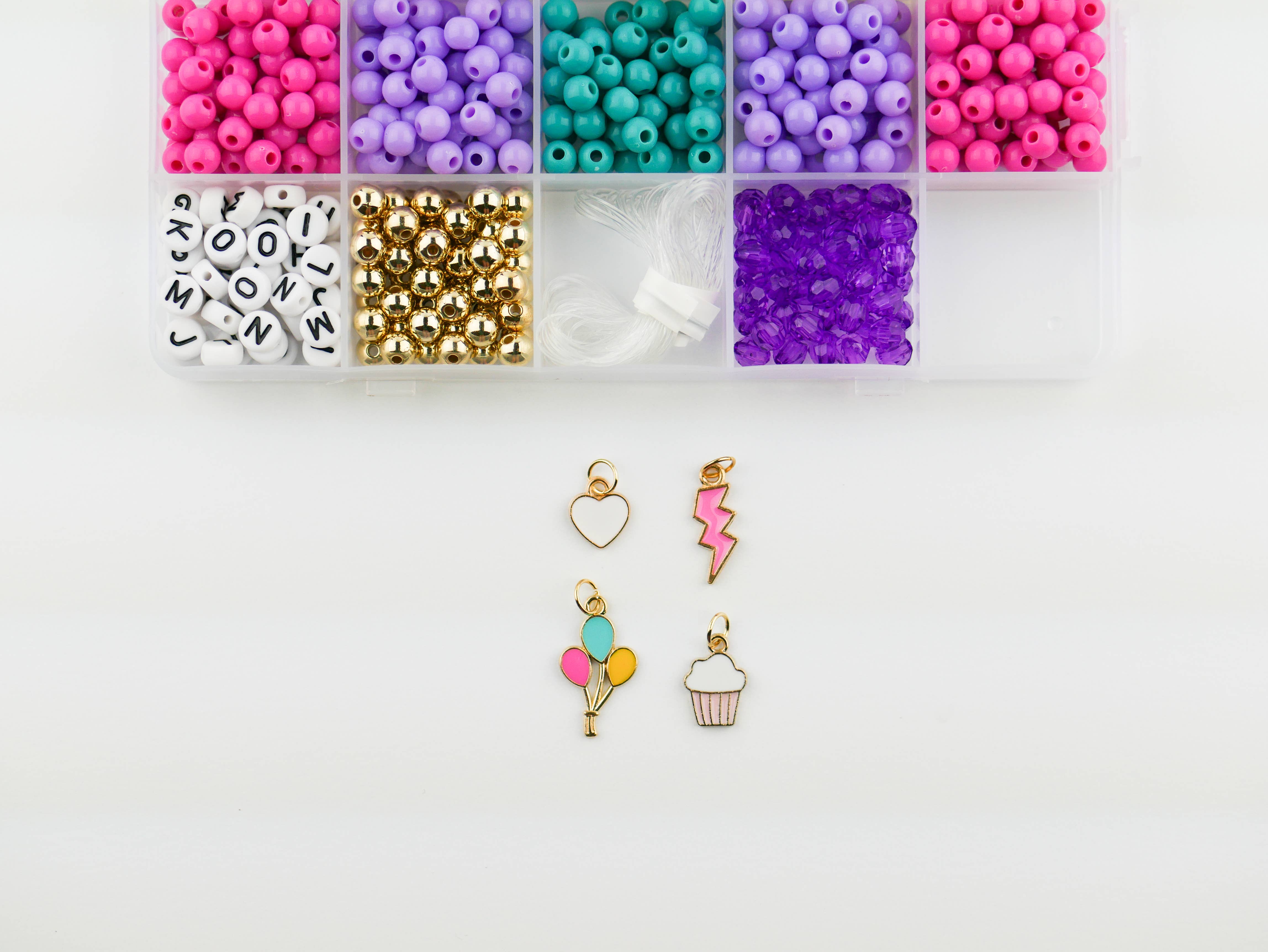 Stacked Sweetly - Wholesale DIY Jewelry - Kids - Birthday Wishes DIY Stretchy Bracelet Craft Kit Gift3