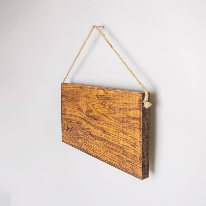 Rustic Marlin - Wholesale Bord/bordje - Gepersonaliseerd aquarel kreeft touw hangend bord