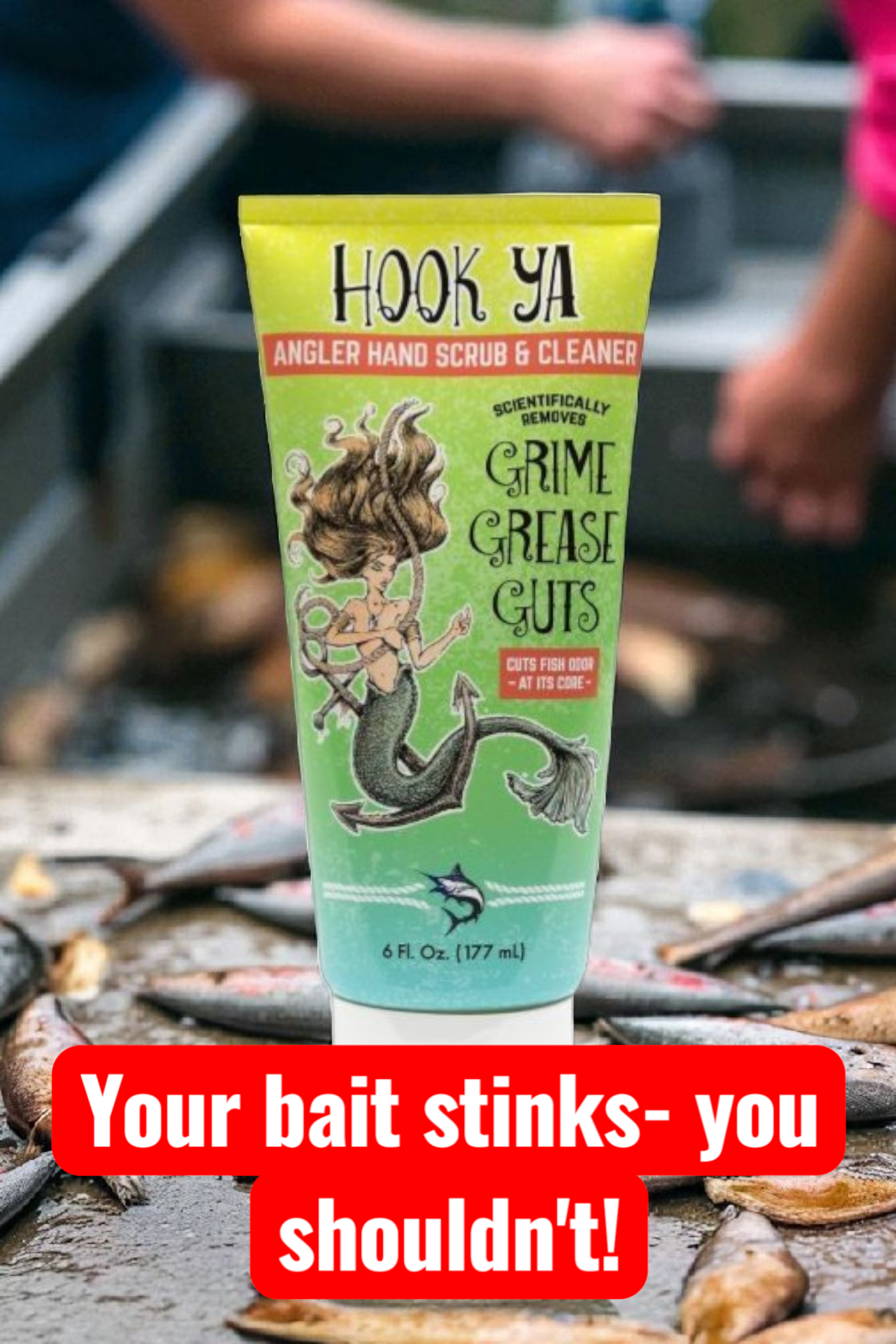 Hook'Ya - Wholesale Hand Soap/Wash - Angler Hand Scrub & Cleaner Remove Grease & Fish Odor Easily2