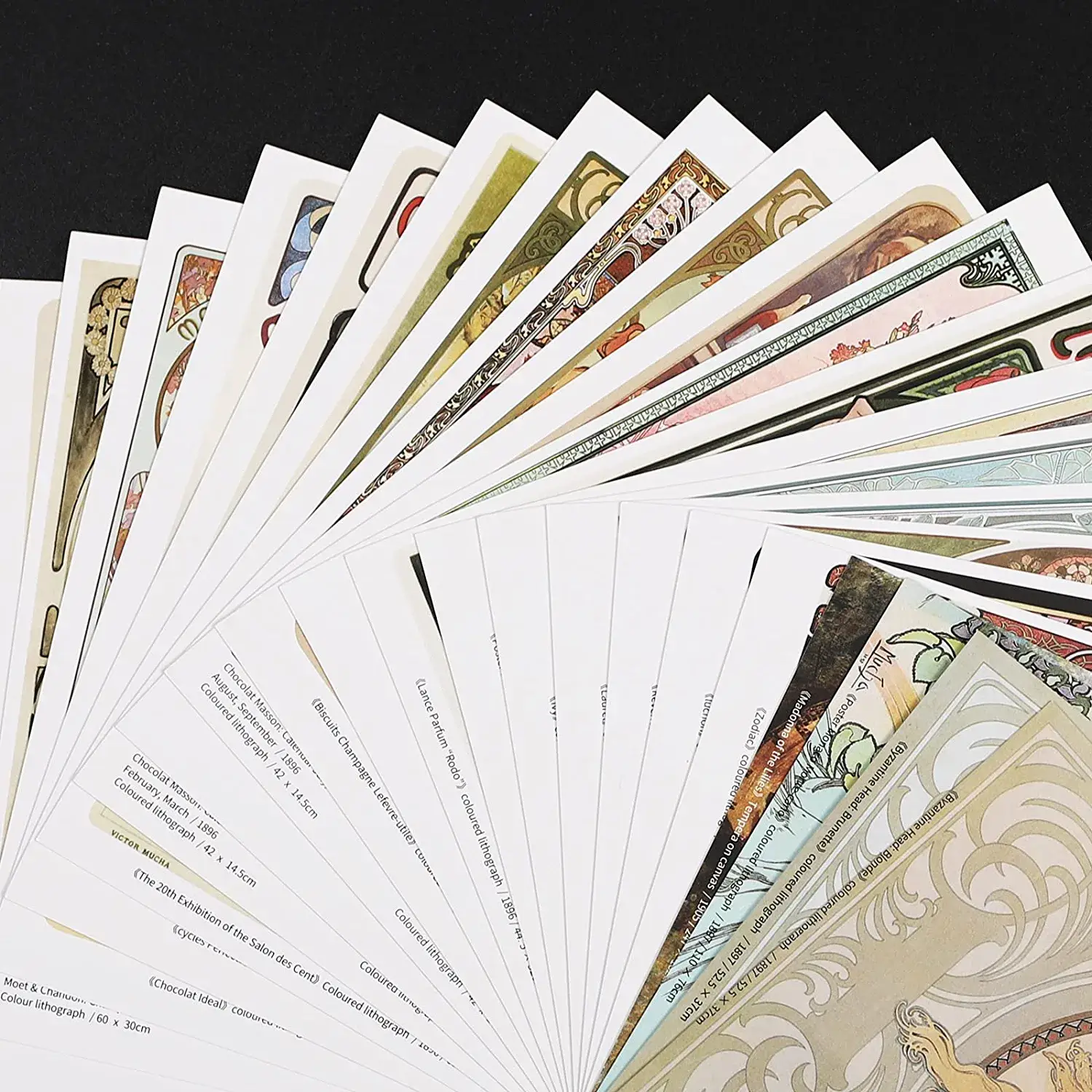 Magnifique Hearts - Vendita all'ingrosso Cartoline - Cartoline Alphonse Maria Mucha, stampe artistiche, 3,9X5,5 in4