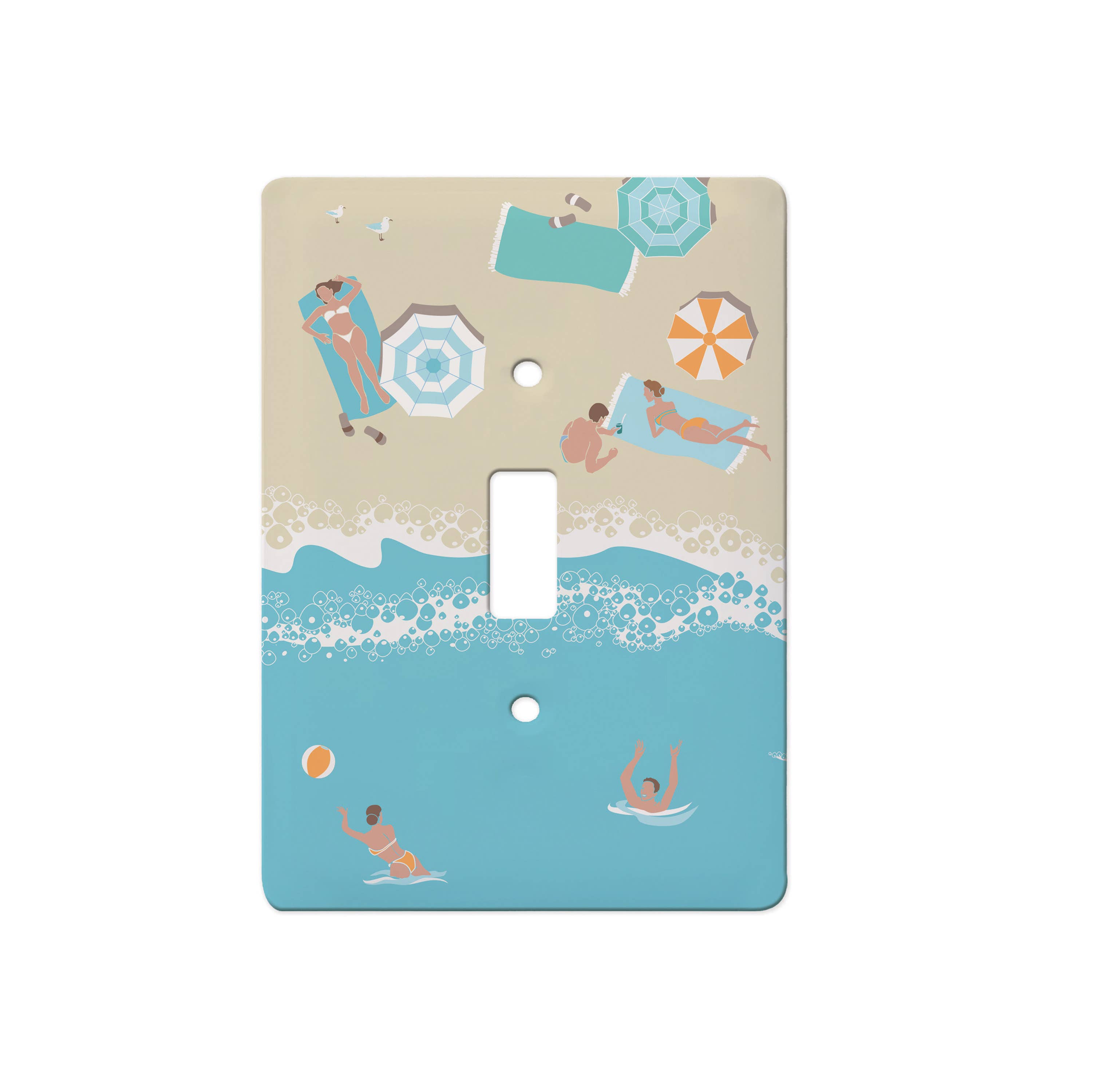 Rightside Design - Wholesale Light Switch Cover/Plate - SALE Beach Bound 1 Toggle Light Switch Cover Plate