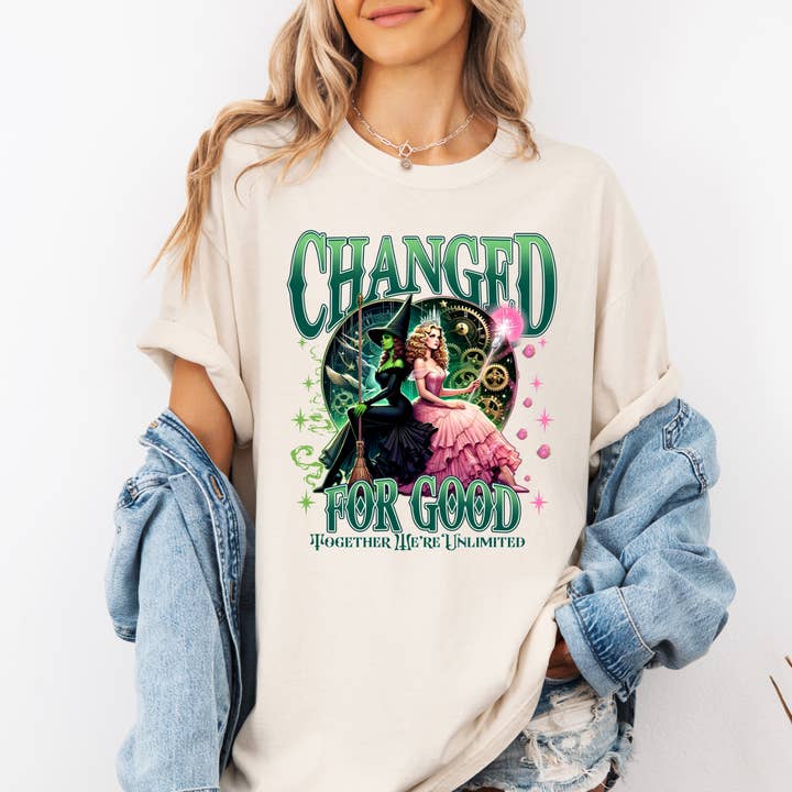 Wicked | Changed for Good | CC Graphic Tee (Copy) for wholesale by The American Honey