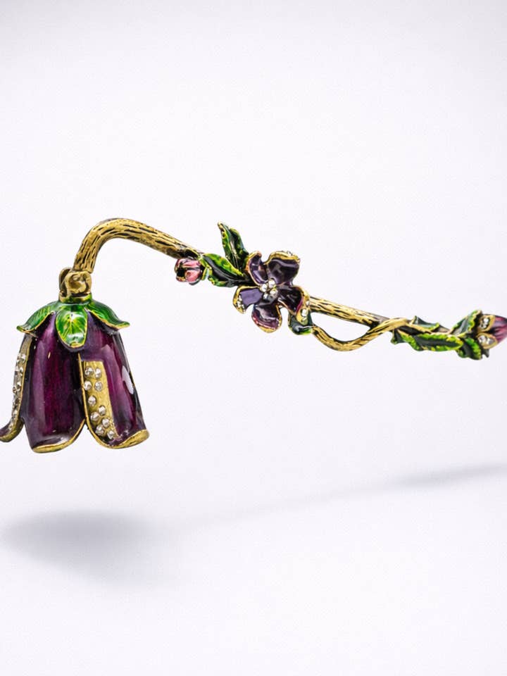 Apagador de Velas Flor Roxa por atacado de Ignite Candles