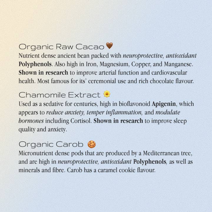 DreamTech® – wholesale Powdered health drink – MoonBrew™ Adaptogenic Sleep Cacao | Reishi & Ashwagandha 10