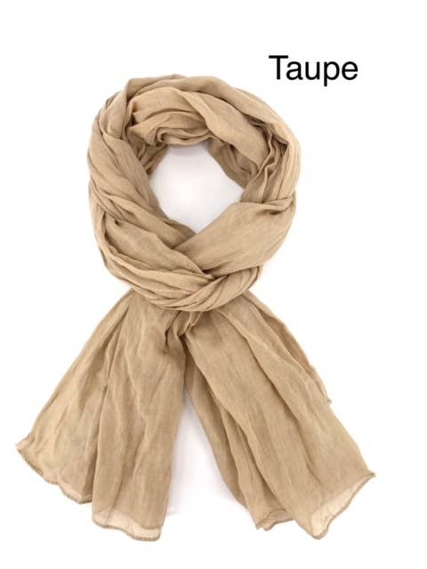 Maison Unik Accessoires - Wholesale Scarf - Unisex - Plain Cheche Scarf 100% Cotton - Unisex - 54 colors20