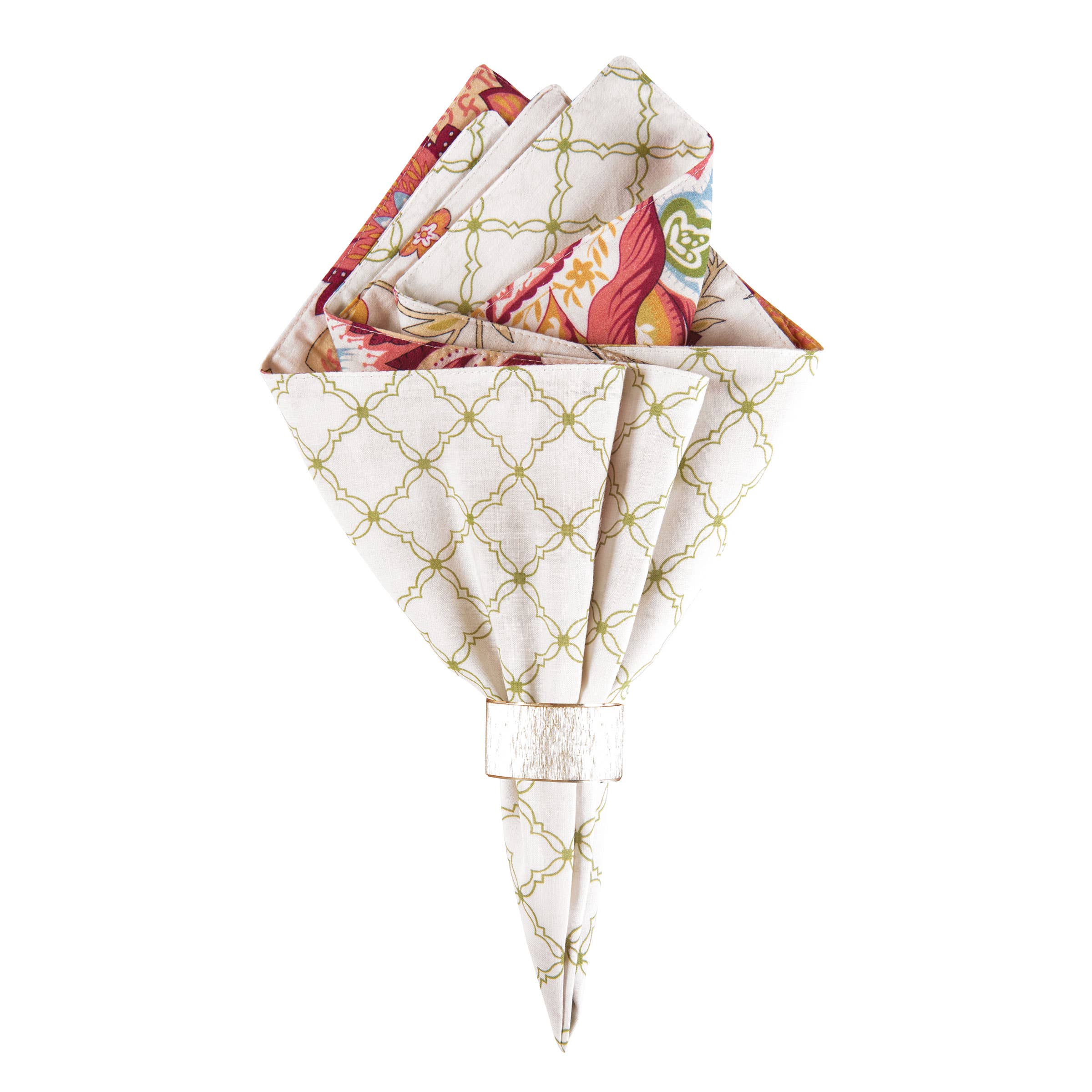 C&F Home - Wholesale Dinner & Cloth Napkin - SALE Bethany Floral Napkin1