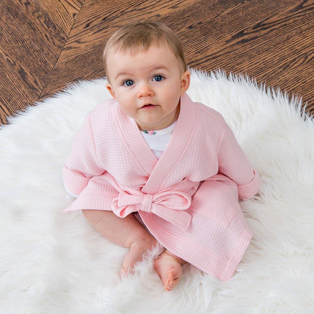 Weddingstar Inc. – wholesale Badrock - Barn – Baby Flicka Våffla mantel Med Fickor - Rodna1