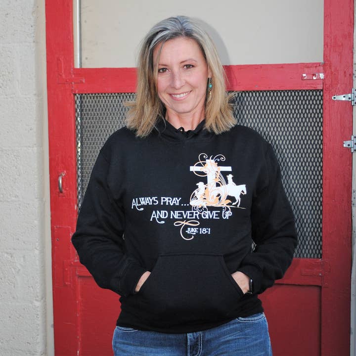 Always Pray - Felpa con cappuccio per la vendita all'ingrosso da parte di Country Barn USA