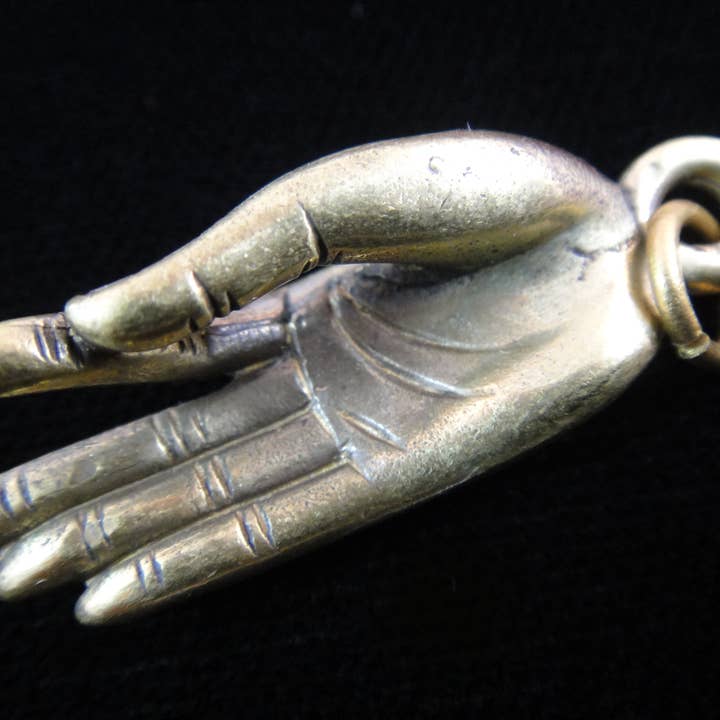 Tika - Wholesale Individual Charm/Pendant - Brass Deity Pendant- Buddha Hand2