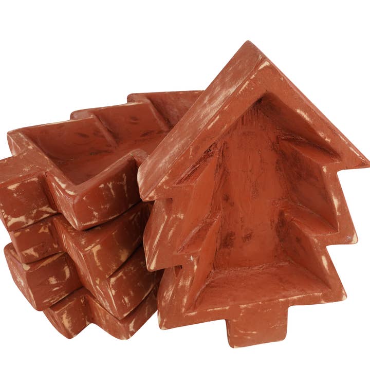 My Amigos Imports - Wholesale Candle Holder - Christmas Tree-Dough Bowl-10x14 in-7 Colors-Large-SALE-$1815