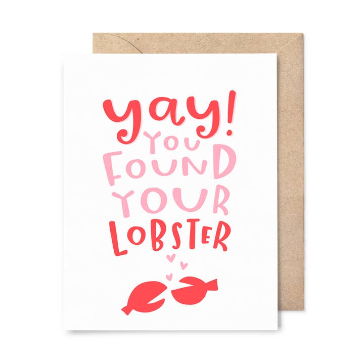 Hittade ditt Hummer Love Card för wholesale av Pinwheel Print Shop