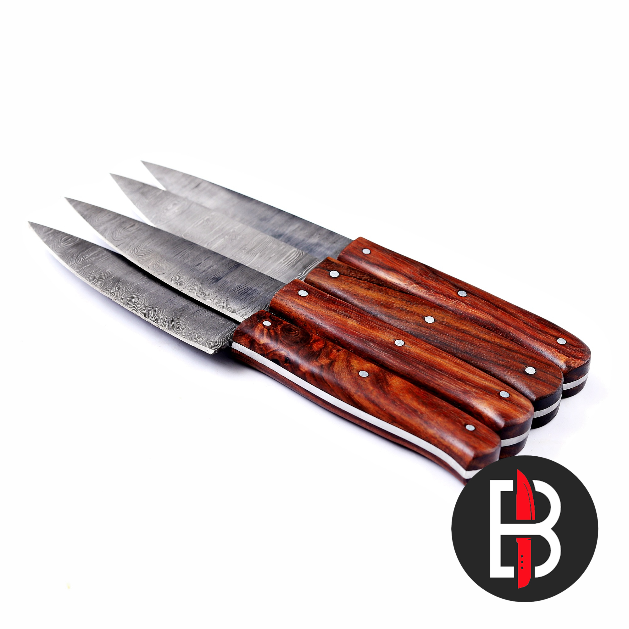 Bravohandicrafts - Wholesale Kitchen/Utility Knife - Damascus Steel BBQ Stake Knife Meat Slicing Handmade Knife.5