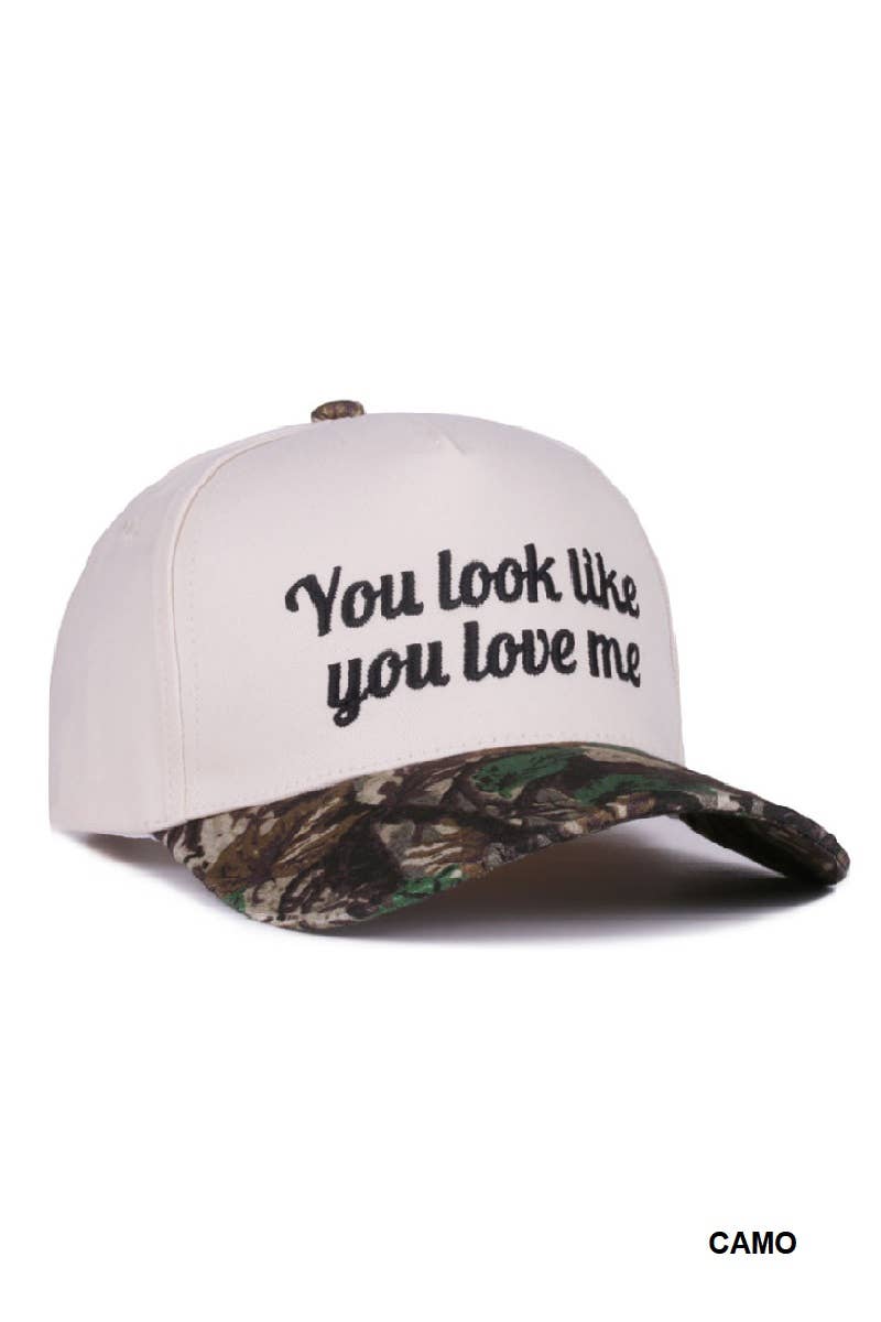 42POPS - Vendita all'ingrosso Cappellino da baseball - Donna - ,,....0919 Sembri che mi ami Cappello in tela di cotone bicolore SI-28813