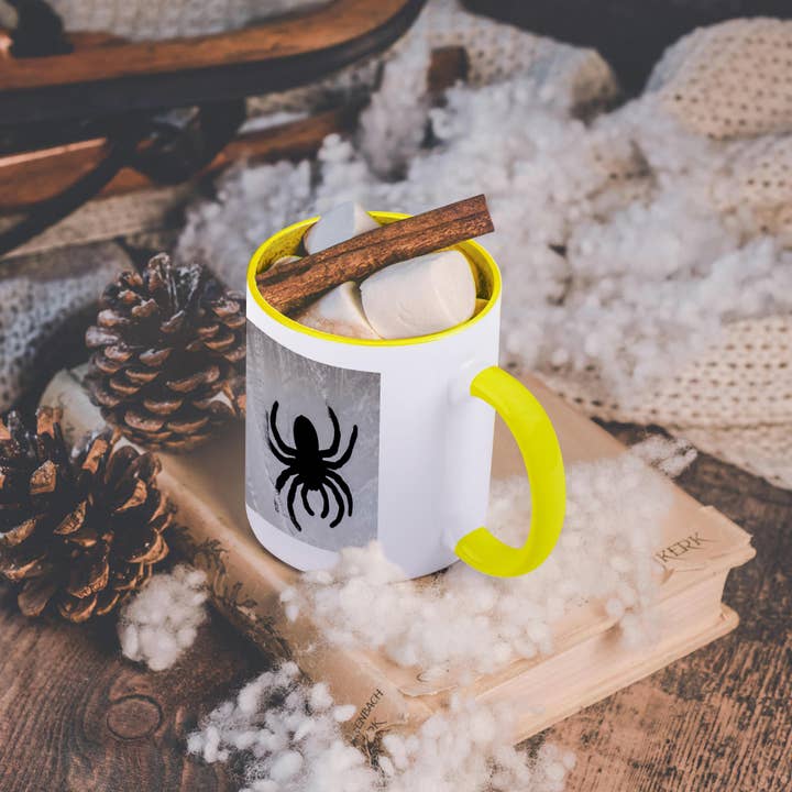 3dRose - Wholesale Coffee Mug - 3dRose, Spider on white web, Mug5