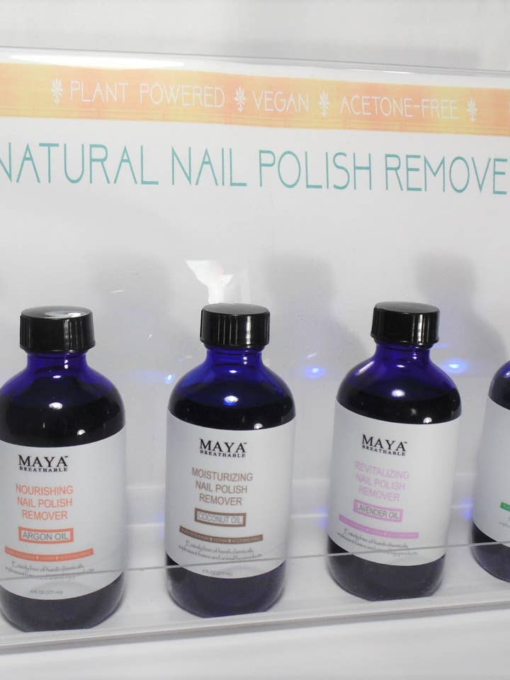 Natuurlijke nagellakremover (8 flessen) voor wholesale door MAYA Cosmetics
