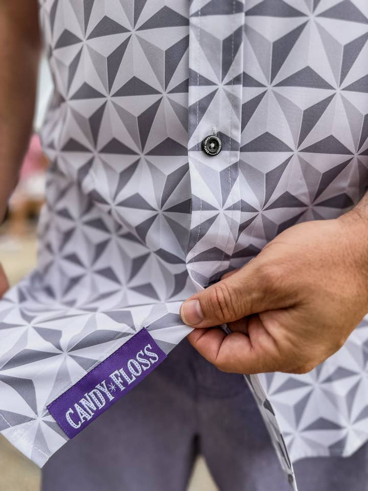 Park Candy - Wholesale Shirt – Unisex - Spaceship Button Up Shirt3