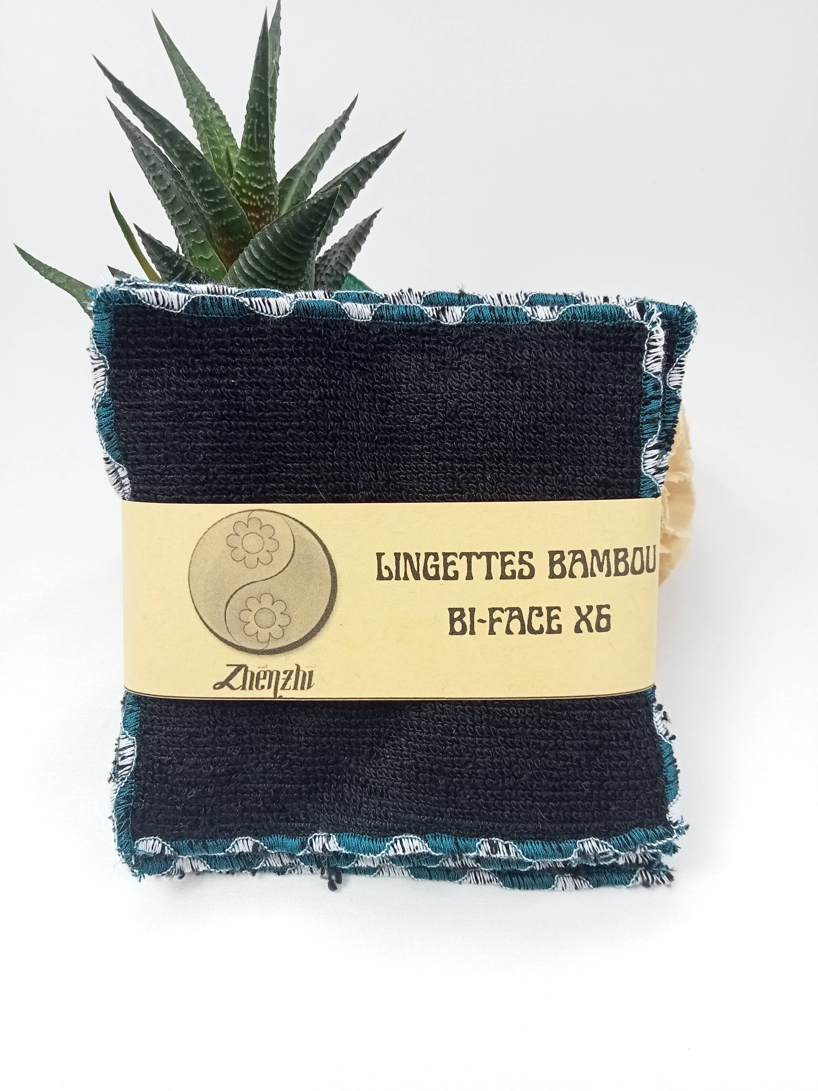 ZHENZHI - Wholesale Face & Body Wipes - Set of 6 two-sided bamboo makeup remover wipes6