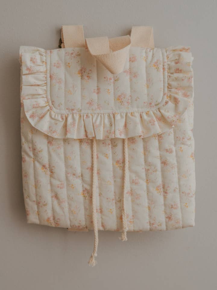 Eloise Quilted Backpack | Vintage Rose for wholesale by Piper&Cloth