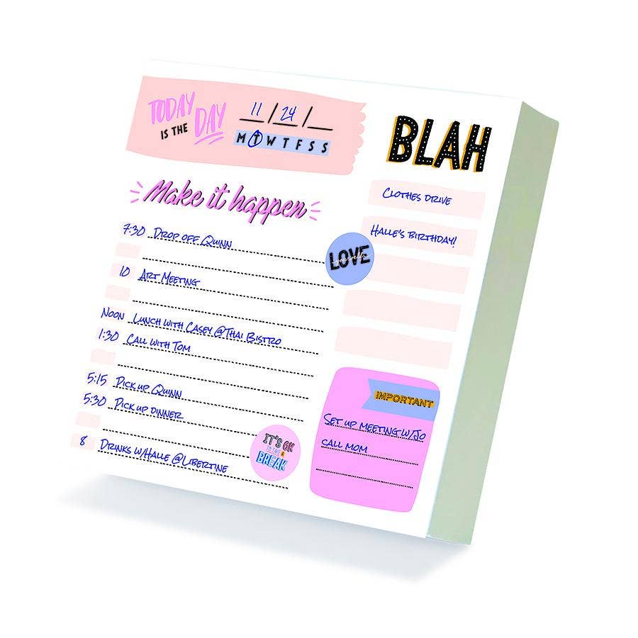 TF Publishing - Paper Goods – Engroshandel Planner – Udateret gør det ske Daily Note Block8