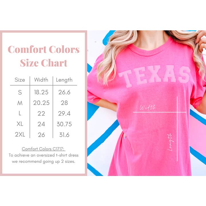 MELODY FAYE - Wholesale Screen printed t-shirt – Women′s - Coastal Icons Comfort Colors Graphic Tee2