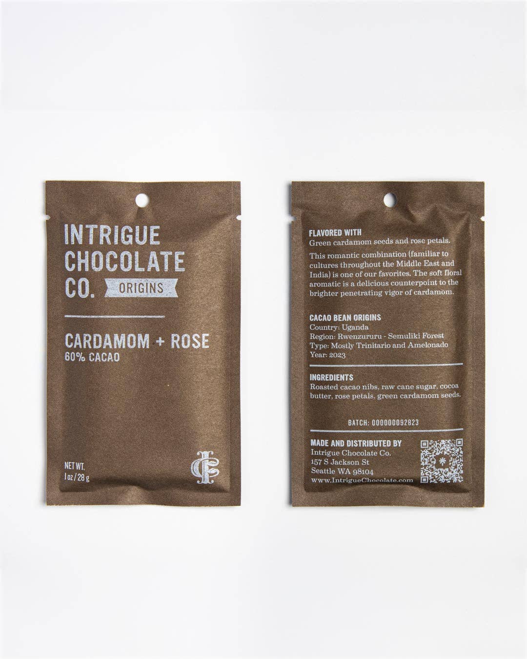 Intrigue Chocolate Co. - Wholesale Chocolate Bar - Cardamom + Rose1