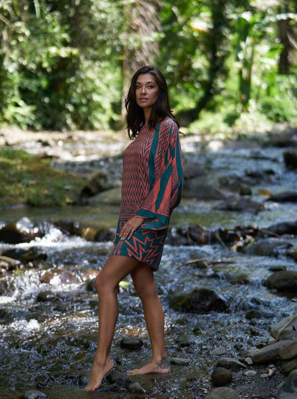 Bijondo - Wholesale Dress - Women's - Short rayon dress Charlize3