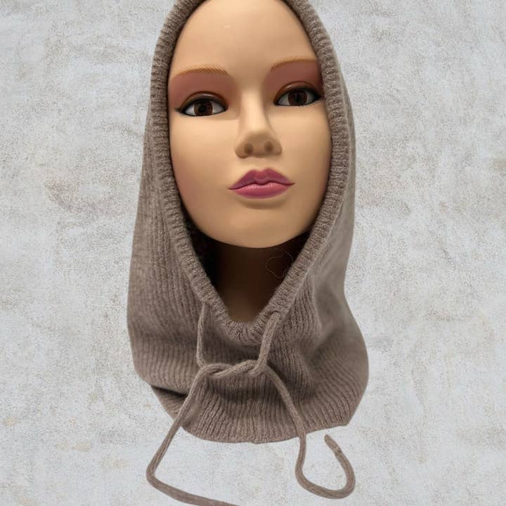 NAÏS PARIS – Großhandel Sturmhaube – Damen – Kapuze mit Kordelzug aus Alpaka und Wolle15