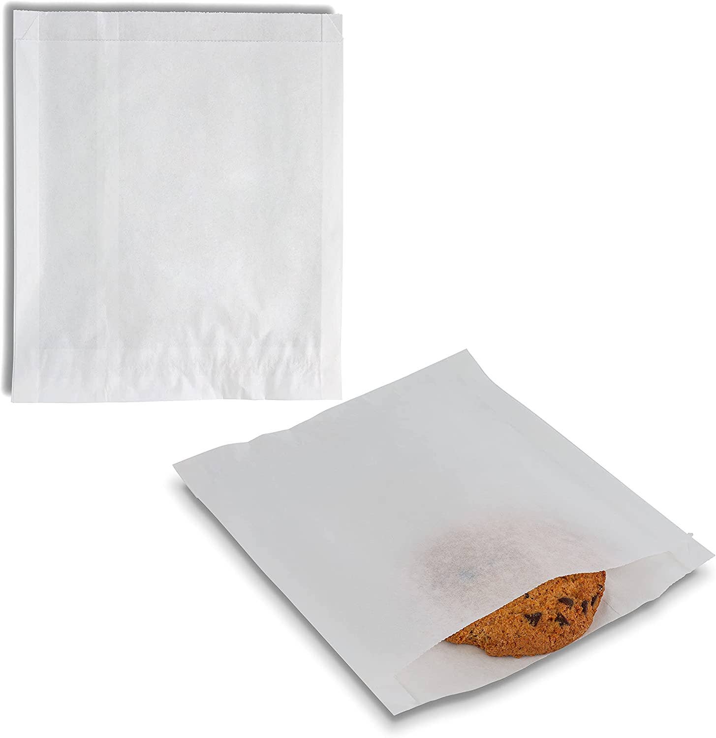 MT Products - Wholesale Food Storage Wrap/Bag - MT Products White Wax Paper Sandwich Bags/Bakery Bags0