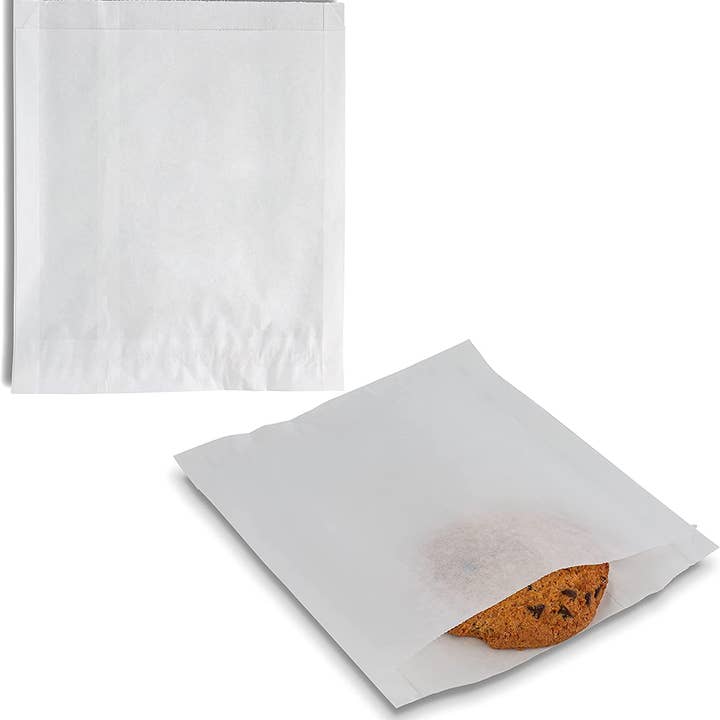 MT Products - Wholesale Food Storage Wrap/Bag - MT Products White Wax Paper Sandwich Bags/Bakery Bags