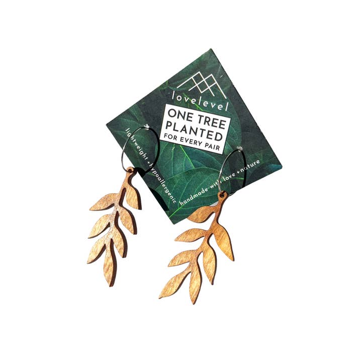 lovelevel - Wholesale Dangle Earrings - Hawaii Wood Earrings | MAILE5